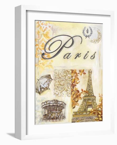 September In Paris-Sauber-Framed Art Print