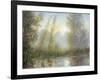 September Light: the River Stour-Edward Dawson-Framed Giclee Print