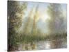 September Light: the River Stour-Edward Dawson-Stretched Canvas