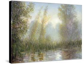 September Light: the River Stour-Edward Dawson-Stretched Canvas