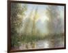 September Light: the River Stour-Edward Dawson-Framed Giclee Print