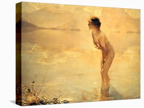 September Morn, 1912-Paul Chabas-Stretched Canvas