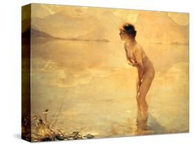 September Morn, 1912-Paul Chabas-Stretched Canvas