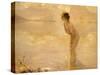 September Morn-Paul Chabas-Stretched Canvas