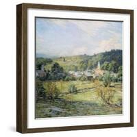 September Morning, Plainfield, New Hampshire-Willard Leroy Metcalf-Framed Giclee Print