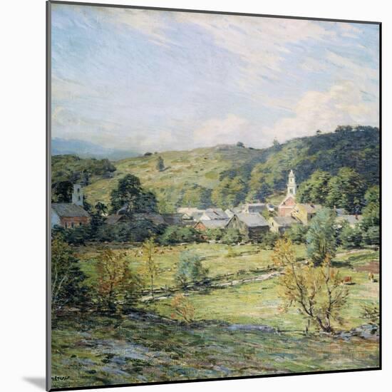 September Morning, Plainfield, New Hampshire-Willard Leroy Metcalf-Mounted Giclee Print