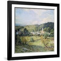 September Morning, Plainfield, New Hampshire-Willard Leroy Metcalf-Framed Giclee Print