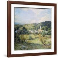 September Morning, Plainfield, New Hampshire-Willard Leroy Metcalf-Framed Giclee Print