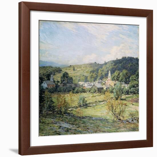 September Morning, Plainfield, New Hampshire-Willard Leroy Metcalf-Framed Giclee Print