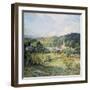 September Morning, Plainfield, New Hampshire-Willard Leroy Metcalf-Framed Premium Giclee Print