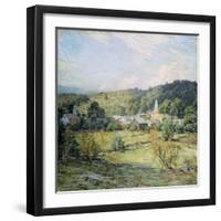 September Morning, Plainfield, New Hampshire-Willard Leroy Metcalf-Framed Premium Giclee Print