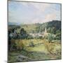 September Morning, Plainfield, New Hampshire-Willard Leroy Metcalf-Mounted Premium Giclee Print