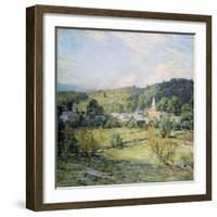 September Morning, Plainfield, New Hampshire-Willard Leroy Metcalf-Framed Giclee Print