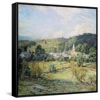 September Morning, Plainfield, New Hampshire-Willard Leroy Metcalf-Framed Stretched Canvas