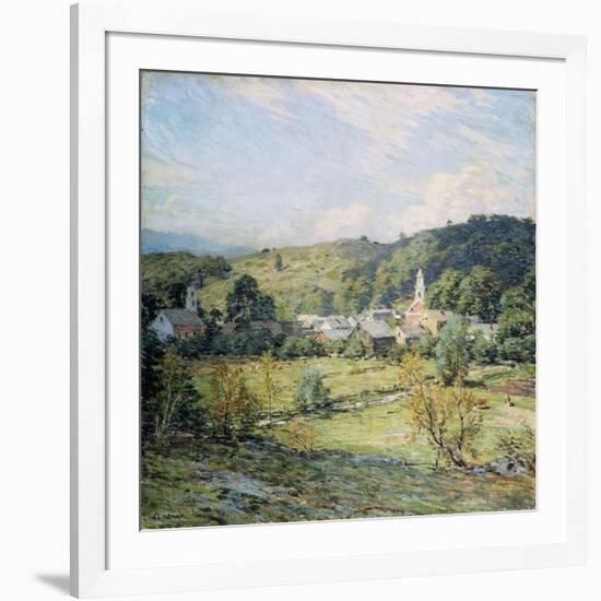 September Morning, Plainfield, New Hampshire-Willard Leroy Metcalf-Framed Giclee Print