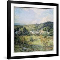 September Morning, Plainfield, New Hampshire-Willard Leroy Metcalf-Framed Giclee Print