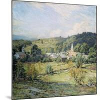 September Morning, Plainfield, New Hampshire-Willard Leroy Metcalf-Mounted Giclee Print