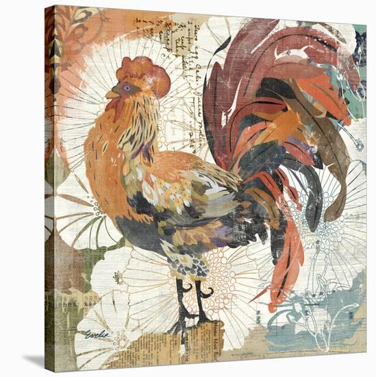 September Rooster-null-Stretched Canvas