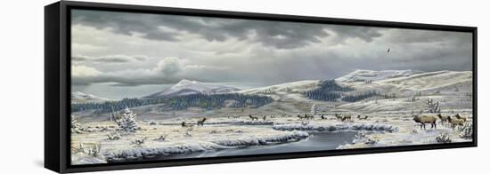 September Snow-Wilhelm Goebel-Framed Stretched Canvas