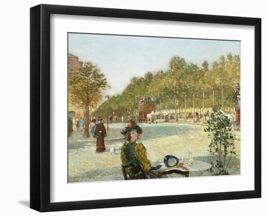 September Sunlight, Paris-Childe Hassam-Framed Giclee Print