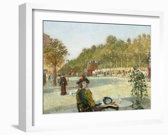 September Sunlight, Paris-Childe Hassam-Framed Giclee Print