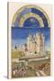 September the Wine Harvest Takes Place Close to the Chateau De Saumur-Pol De Limbourg-Stretched Canvas