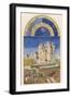 September the Wine Harvest Takes Place Close to the Chateau De Saumur-Pol De Limbourg-Framed Photographic Print