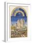 September the Wine Harvest Takes Place Close to the Chateau De Saumur-Pol De Limbourg-Framed Photographic Print