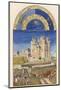 September the Wine Harvest Takes Place Close to the Chateau De Saumur-Pol De Limbourg-Mounted Photographic Print