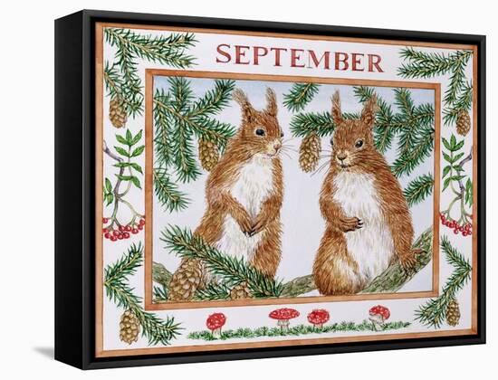 September-Catherine Bradbury-Framed Stretched Canvas