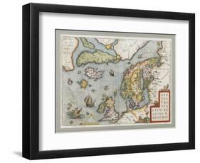 Septentrionalium Regionum Descrip. (The Arctic. Scandinavia), 1572-1575-null-Framed Giclee Print