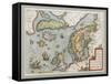 Septentrionalium Regionum Descrip. (The Arctic. Scandinavia), 1572-1575-null-Framed Stretched Canvas