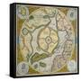 Septentrionalium Terrarum Descriptio, 1595-Gerardus Mercator-Framed Stretched Canvas