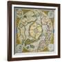 Septentrionalium Terrarum Descriptio, 1595-Gerardus Mercator-Framed Giclee Print