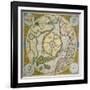 Septentrionalium Terrarum Descriptio, 1595-Gerardus Mercator-Framed Giclee Print