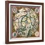 Septentrionalium Terrarum Descriptio, Map of the Arctic, 1595-Gerardus Mercator-Framed Giclee Print