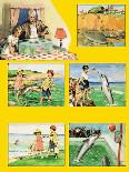 Poster Advertising Sunny Rhyl (Colour Litho)-Septimus Edwin Scott-Framed Premium Giclee Print