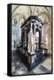 Sepulchral Monument in UNESCO World Heritage Site, the Cathedral of Roskilde, Denmark-Michael Runkel-Framed Stretched Canvas