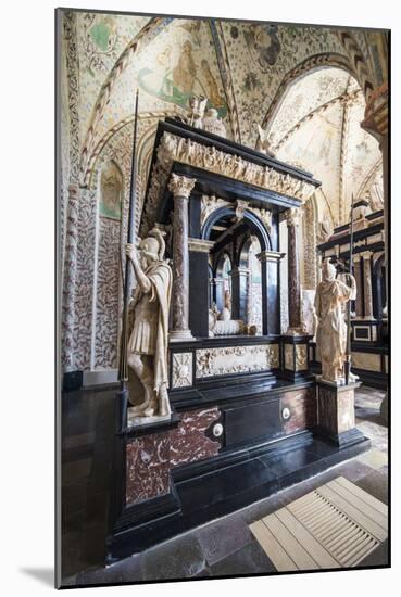 Sepulchral Monument in UNESCO World Heritage Site, the Cathedral of Roskilde, Denmark-Michael Runkel-Mounted Photographic Print