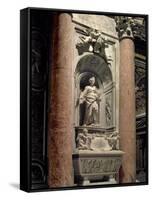 Sepulchre of Matilda the Great Countess (1046-1115), 1633 (Marble)-Giovanni Lorenzo Bernini-Framed Stretched Canvas
