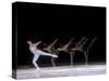 Sequence of Female Figure Skater in Action-null-Stretched Canvas