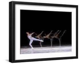 Sequence of Female Figure Skater in Action-null-Framed Premium Photographic Print