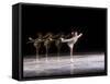 Sequence of Female Figure Skater in Action-null-Framed Stretched Canvas