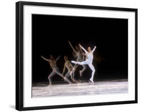 Sequence of Female Figure Skater in Action-null-Framed Photographic Print