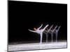 Sequence of Female Figure Skater in Action-null-Mounted Photographic Print