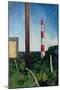 Sequim Tower, 1994 (Oil on Canvas)-Deborah Stevenson-Mounted Giclee Print