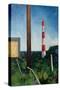 Sequim Tower, 1994 (Oil on Canvas)-Deborah Stevenson-Stretched Canvas