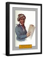 Sequoyah - Portrait of the Cherokee Alphabet Inventor, c.1844-Lantern Press-Framed Art Print