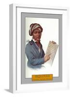 Sequoyah - Portrait of the Cherokee Alphabet Inventor, c.1844-Lantern Press-Framed Art Print