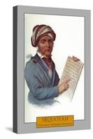 Sequoyah - Portrait of the Cherokee Alphabet Inventor, c.1844-Lantern Press-Stretched Canvas